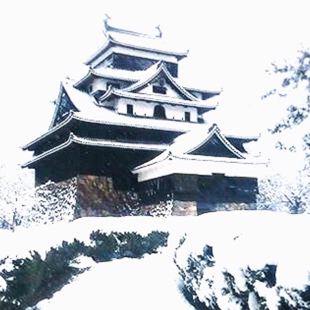 国宝松江城　冬