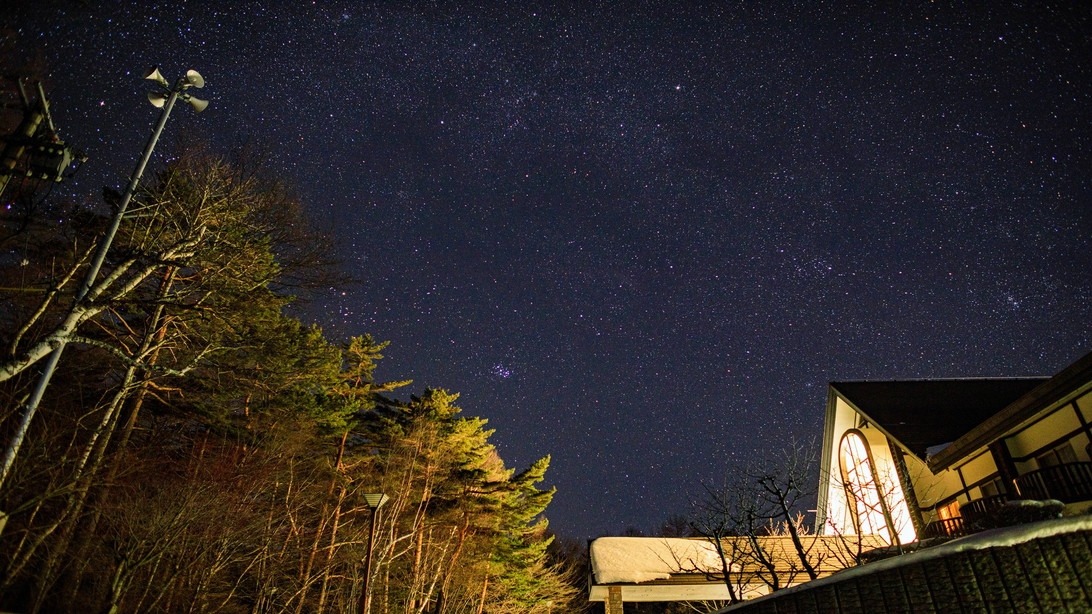 【素泊まり】お食事なし♪チェックイン21時までOK◇信州の星空と松本平の夜景を一望！