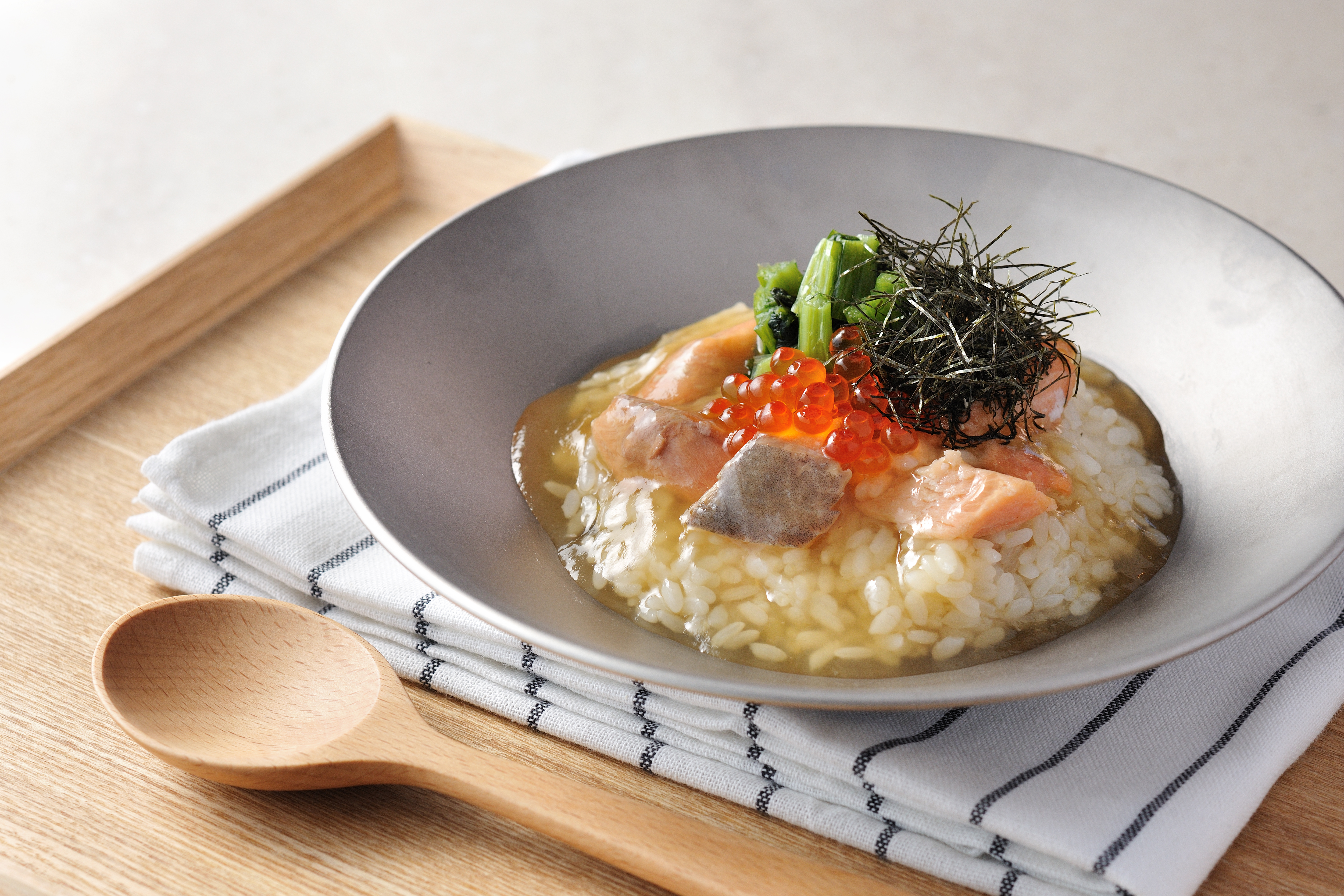 ◇朝食◇銀餡で仕立てた生姜風味の「鮭いくら」