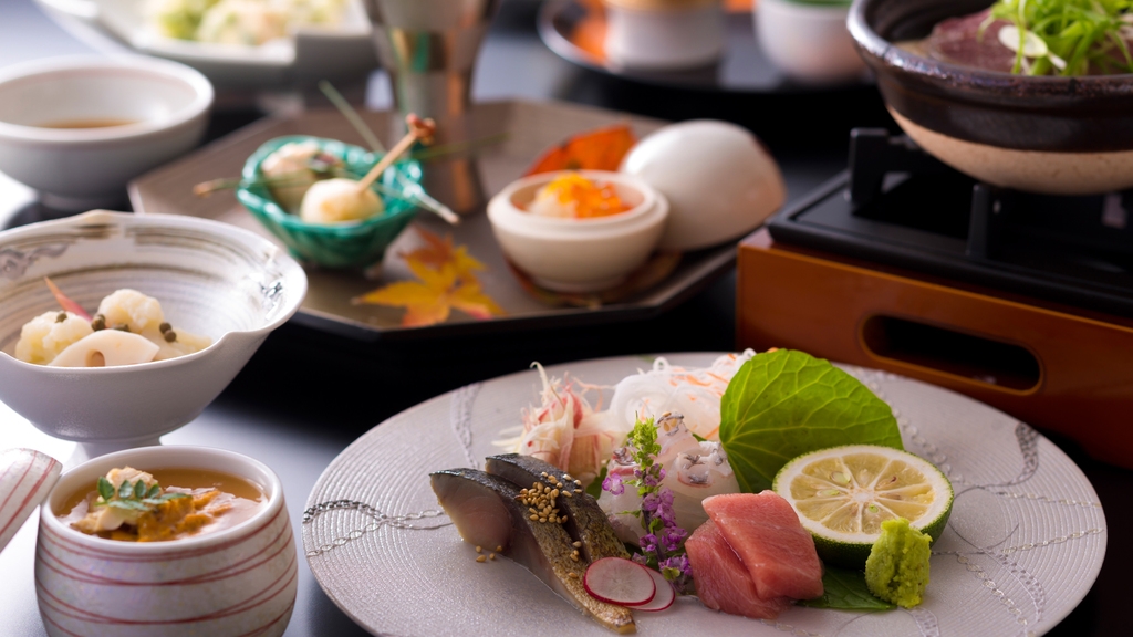【二食付】美食の都・京都の海の恵み里山の幸と食の宝庫・御食国の味覚を愉しむ懐石ディナー