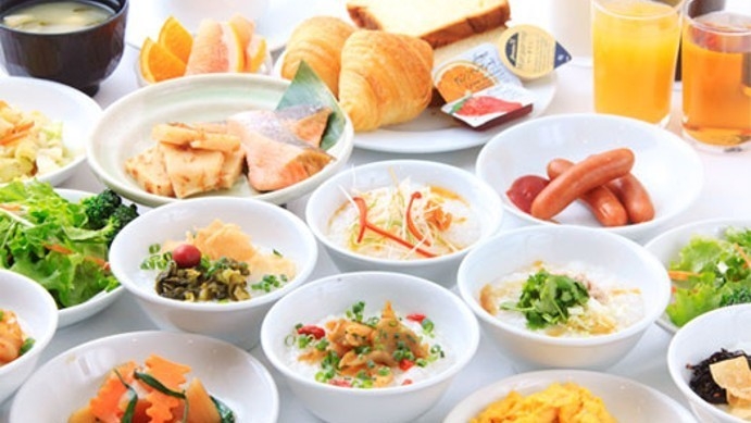 【ビュッフェ朝食】と【選べる特選夕食プレート】２食付きプラン