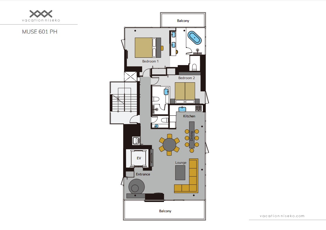 601 2ベッドルーム
