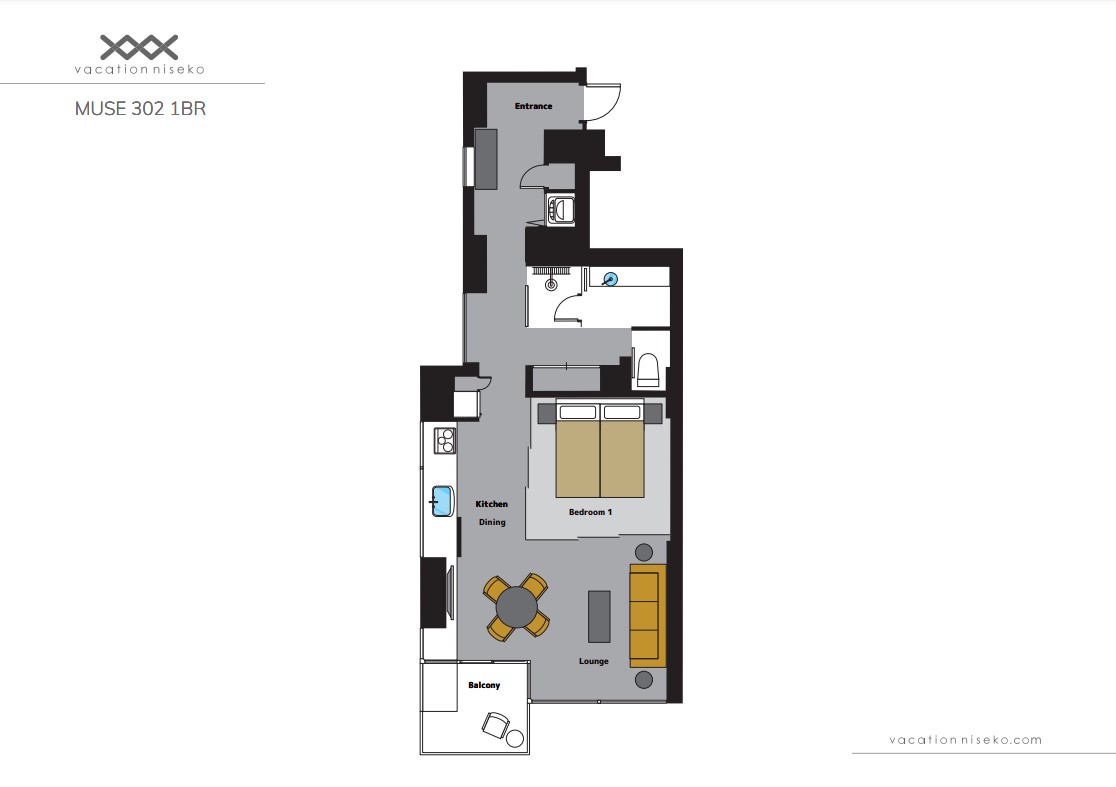 302 1ベッドルーム
