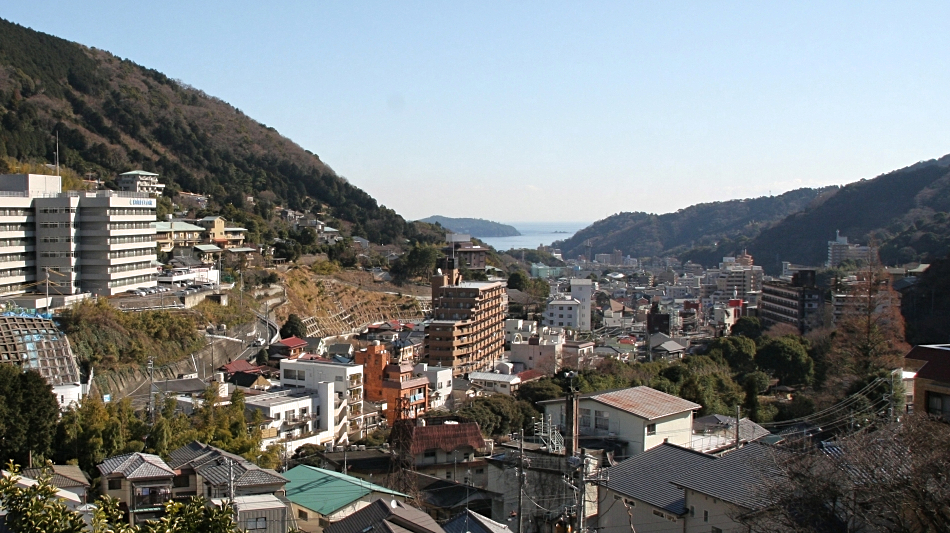 湯河原温泉の街並み