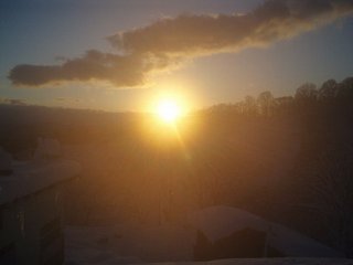 風呂よりの初日の出