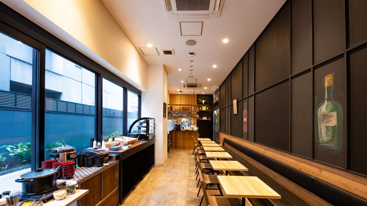 【朝食付き】オシャレなレストランで朝食【アパは映画もアニメも見放題】