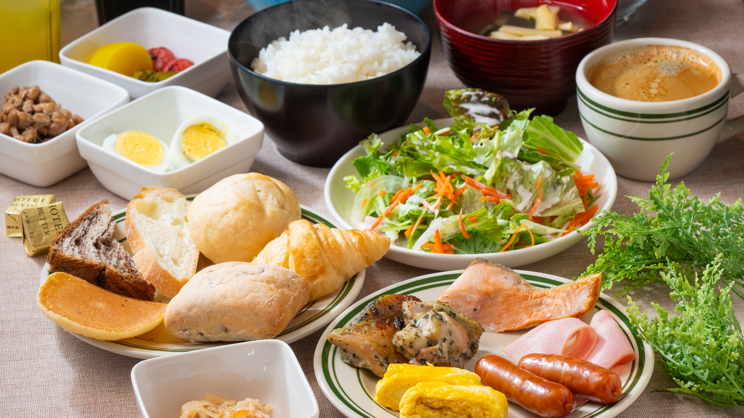 朝食ビュッフェ①