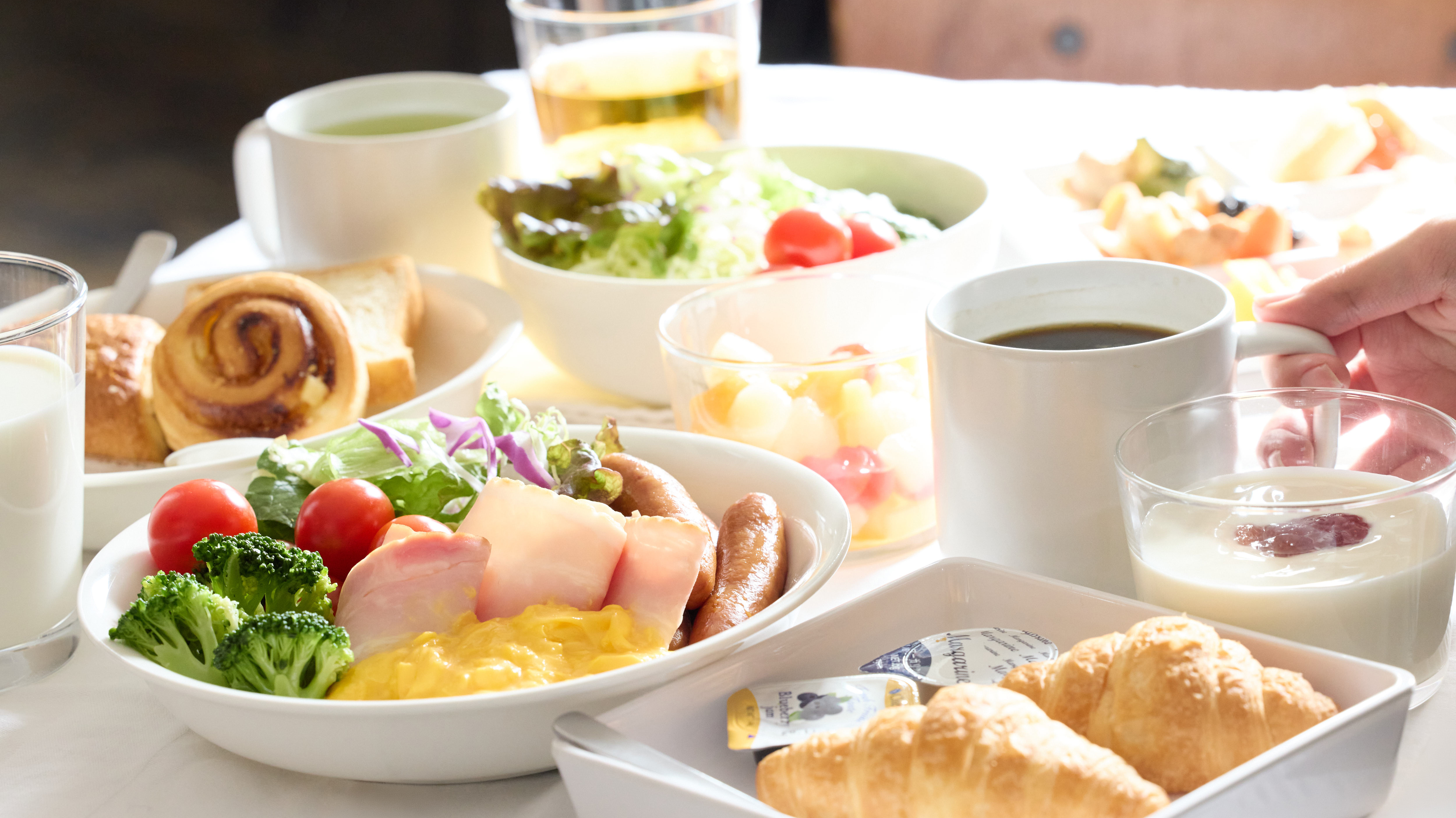 【1,000円朝食バイキング】 洋食一例