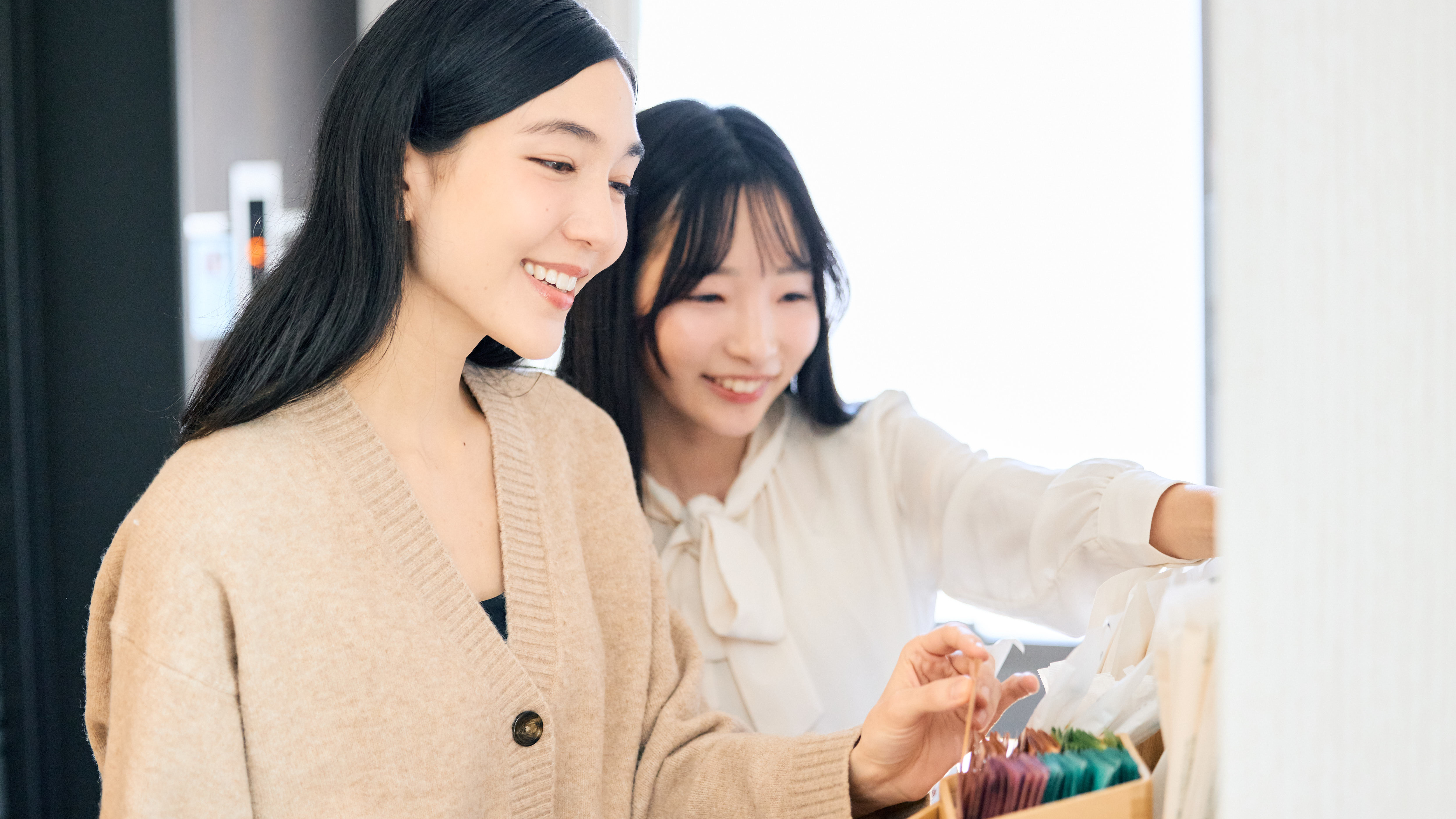 【アメニティサービス】環境配慮の取り組みとして1Fフロント前からセルフサービスとなります