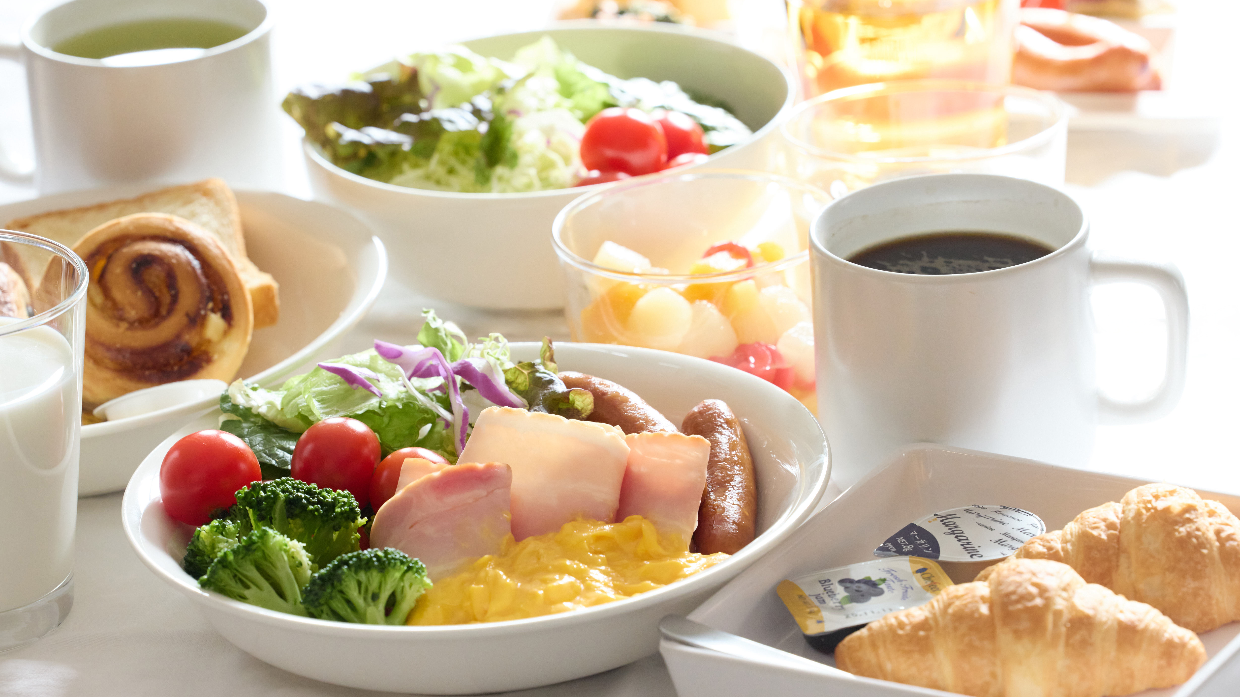 【1,000円朝食バイキング】 洋食一例