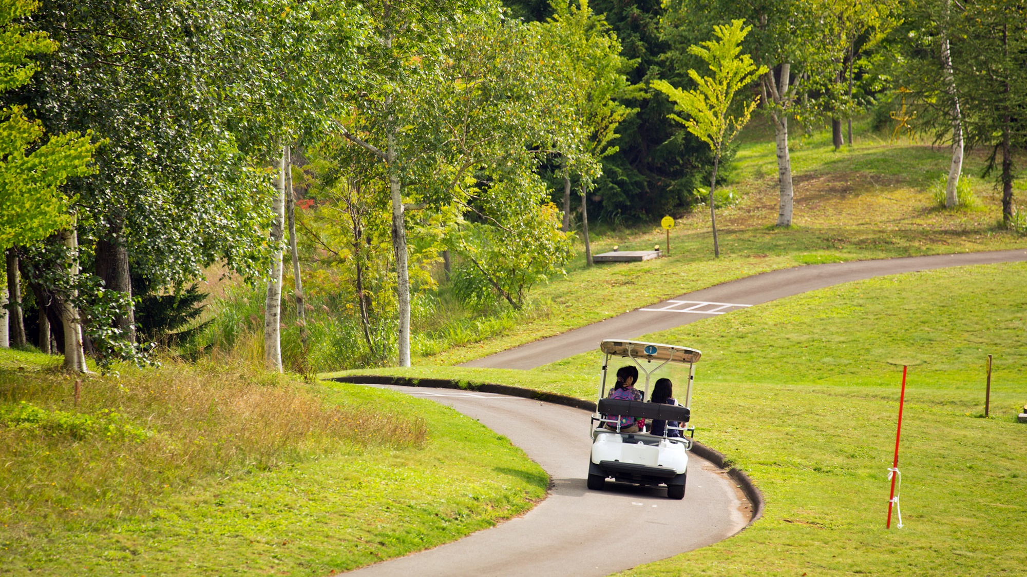 *[自然体験グラウンドピュア／ゴルフカート散策]羊蹄山やニセコアンヌプリの見事な景色を堪能！