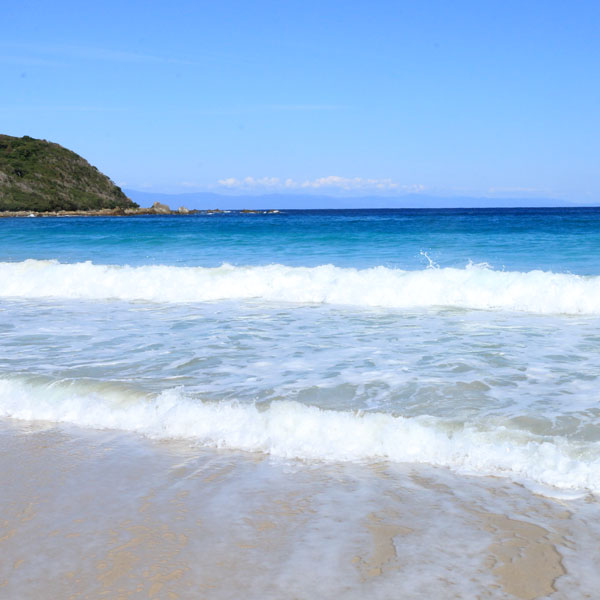 【景色・観光】種子島の北端に位置し、日本の水浴場88選の一つ《浦田海水浴場》