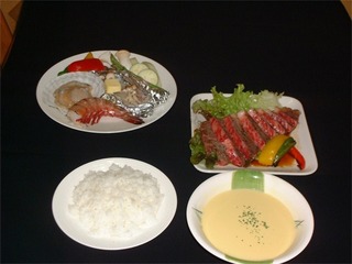 一泊二食（ステーキ２）