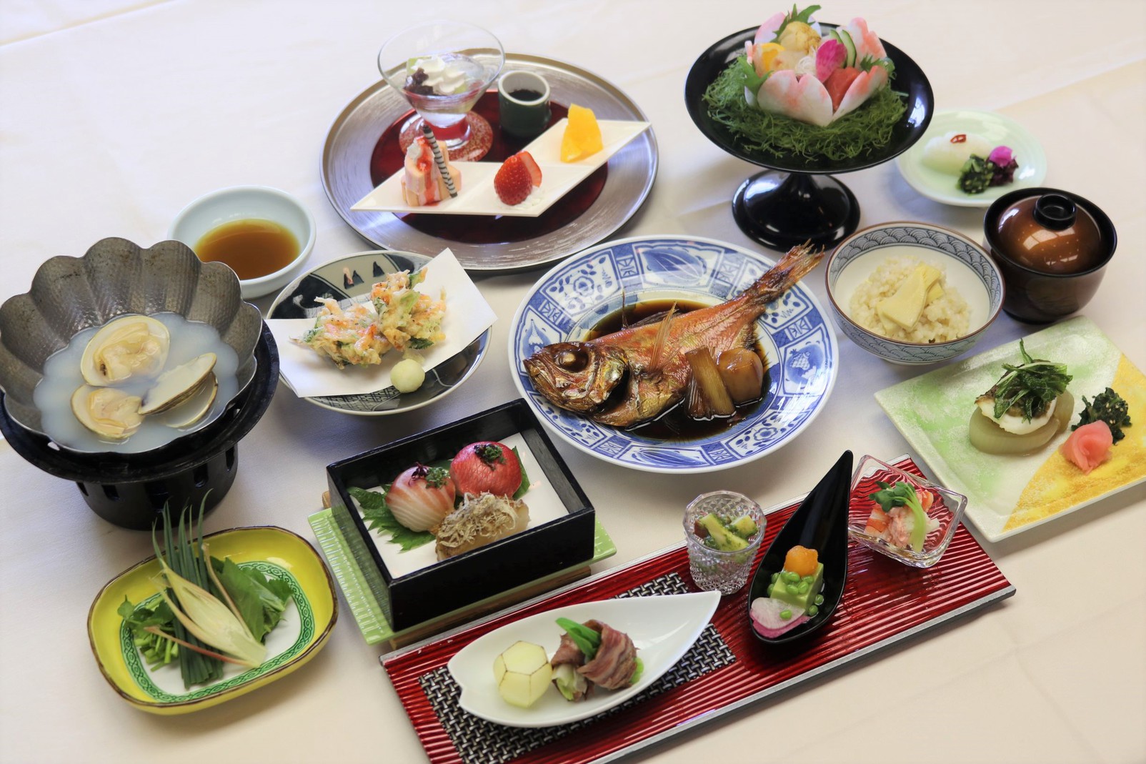 春の食味プラン　金目鯛と桜鯛