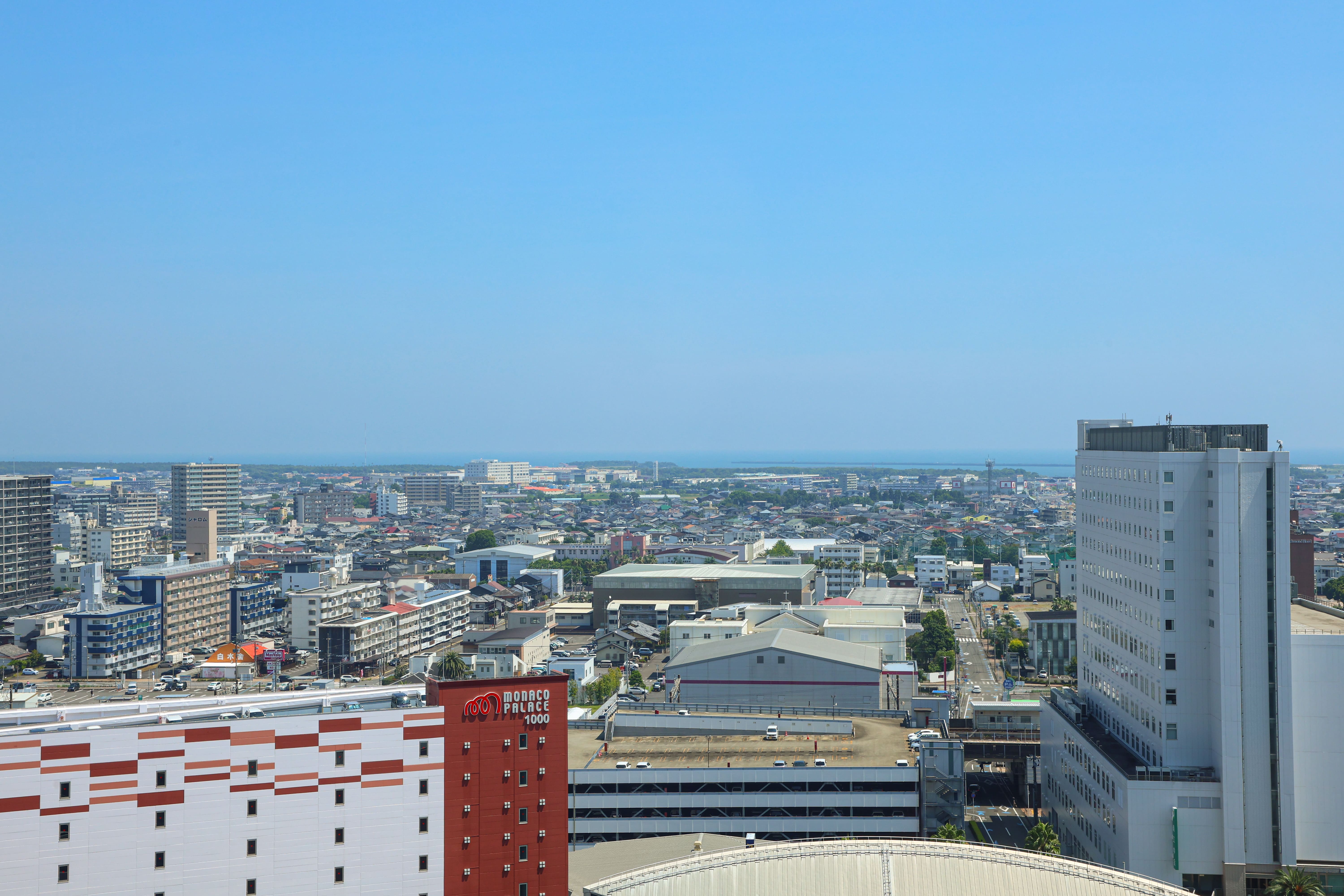 最上階18階からの景色
