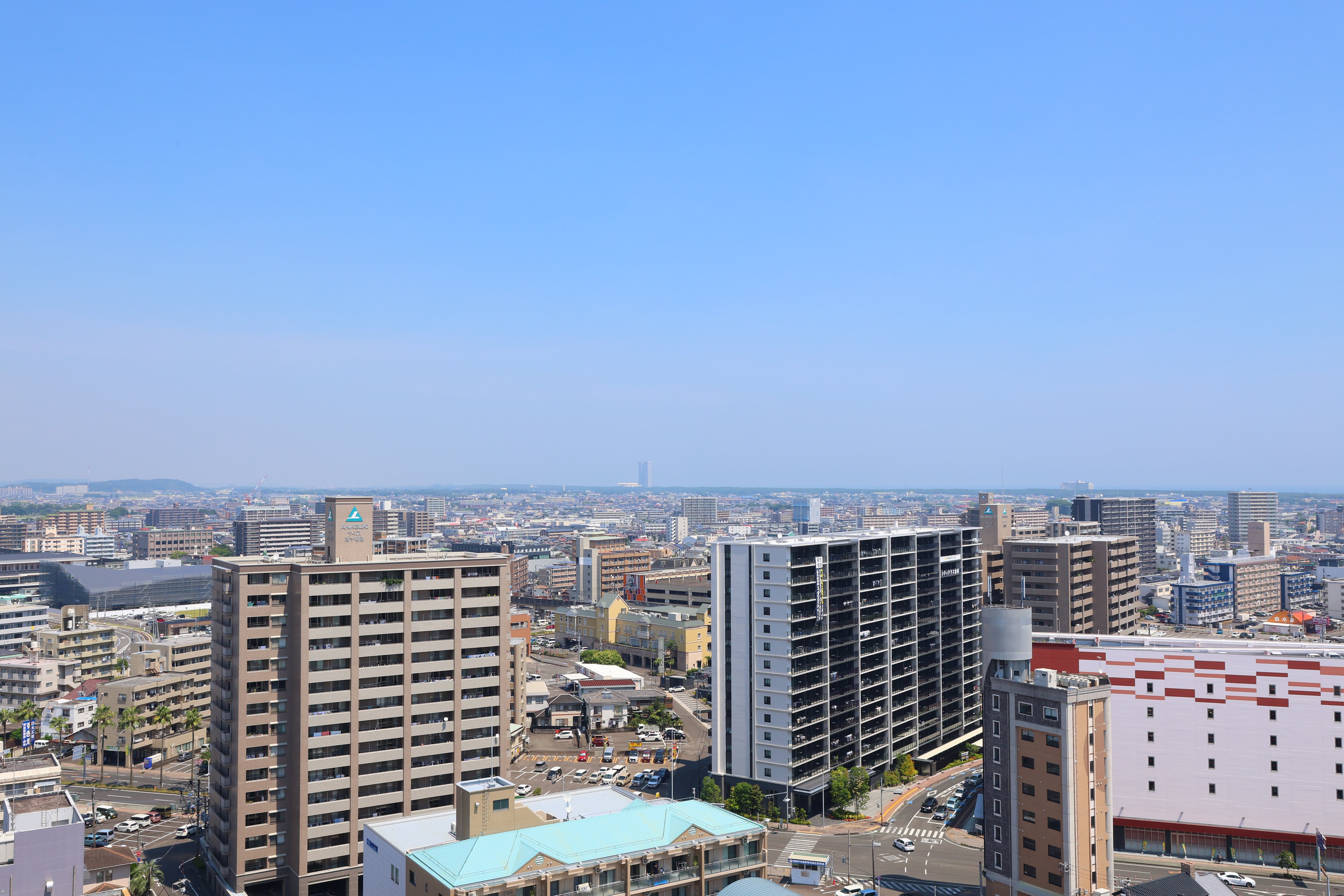 最上階18階からの景色