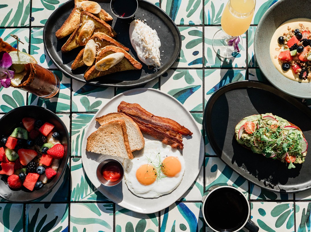 朝食付プランメニュー例