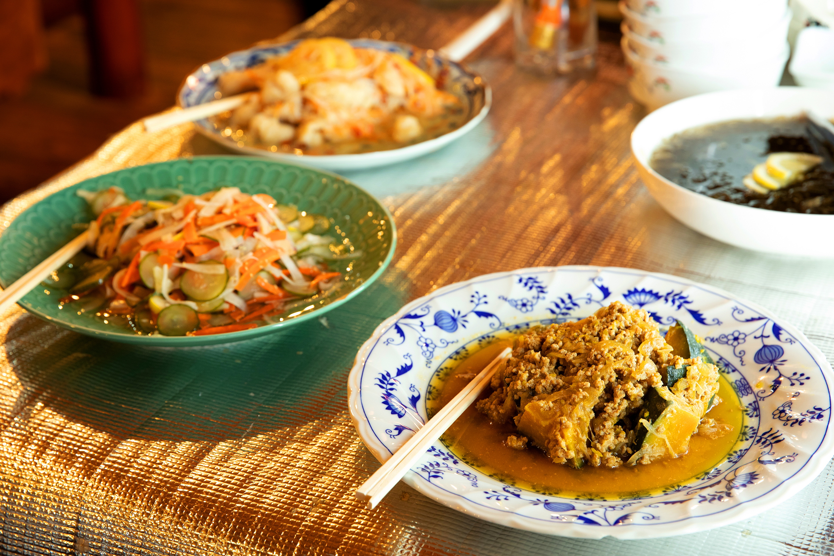 和洋食の夕食バイキング