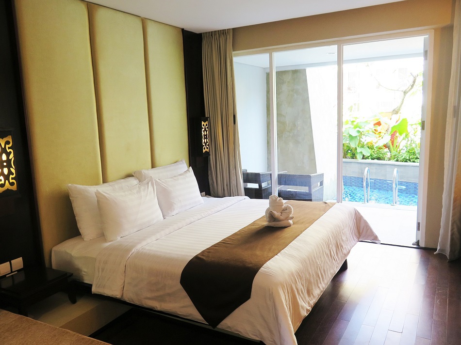 デラックスプランジプール キング又はツイン(32平米)