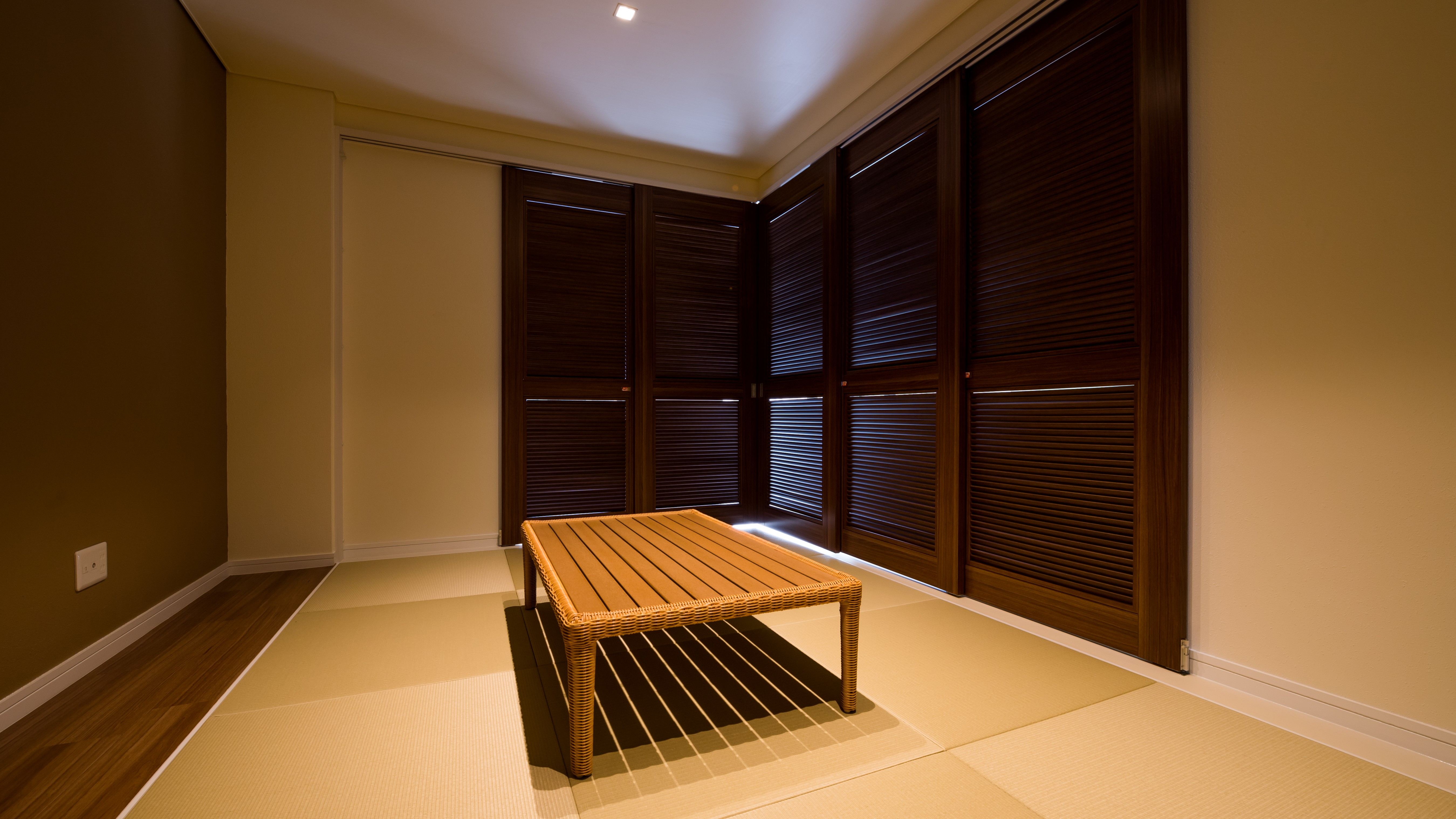 【ANTHURIUM：和室】多目的に使える和室。大人数でのご宿泊に便利。