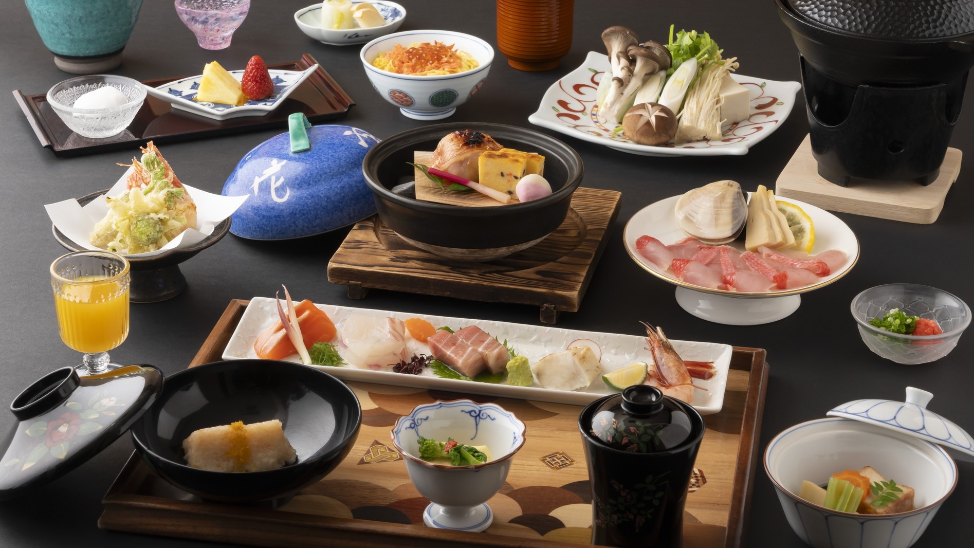 【スタンダード1泊2食付】色彩豊かな旬を愉しむ『茶懐石風会席』〜温泉露天付客室で過ごす大人の箱根旅〜