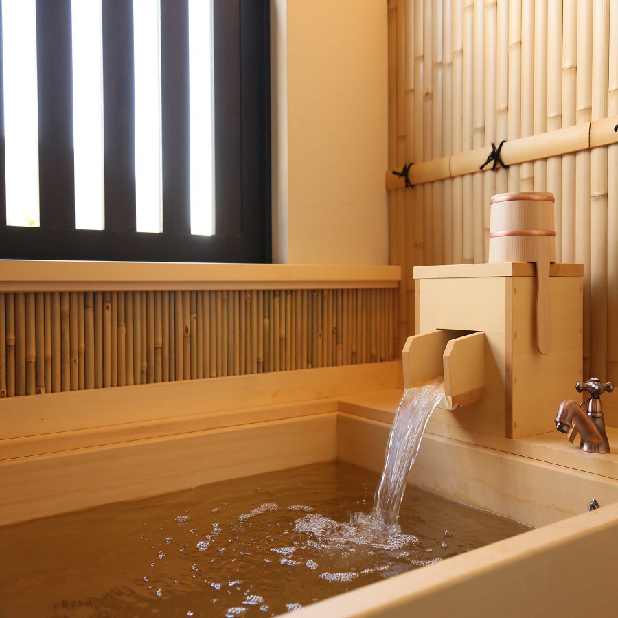 客室露天風呂(一例)