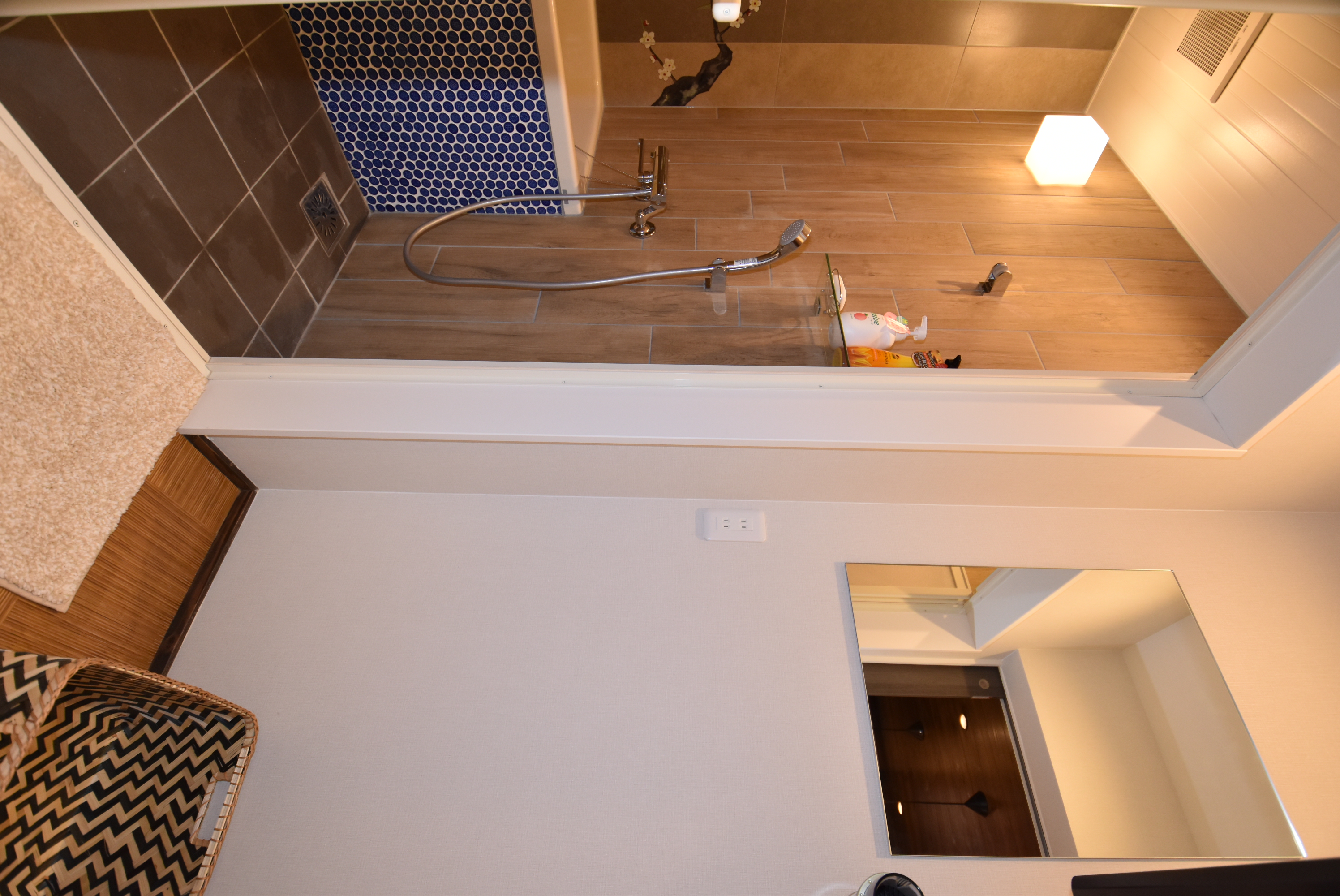 【桜】和室スーペリアツインルーム　専用庭、バスルーム