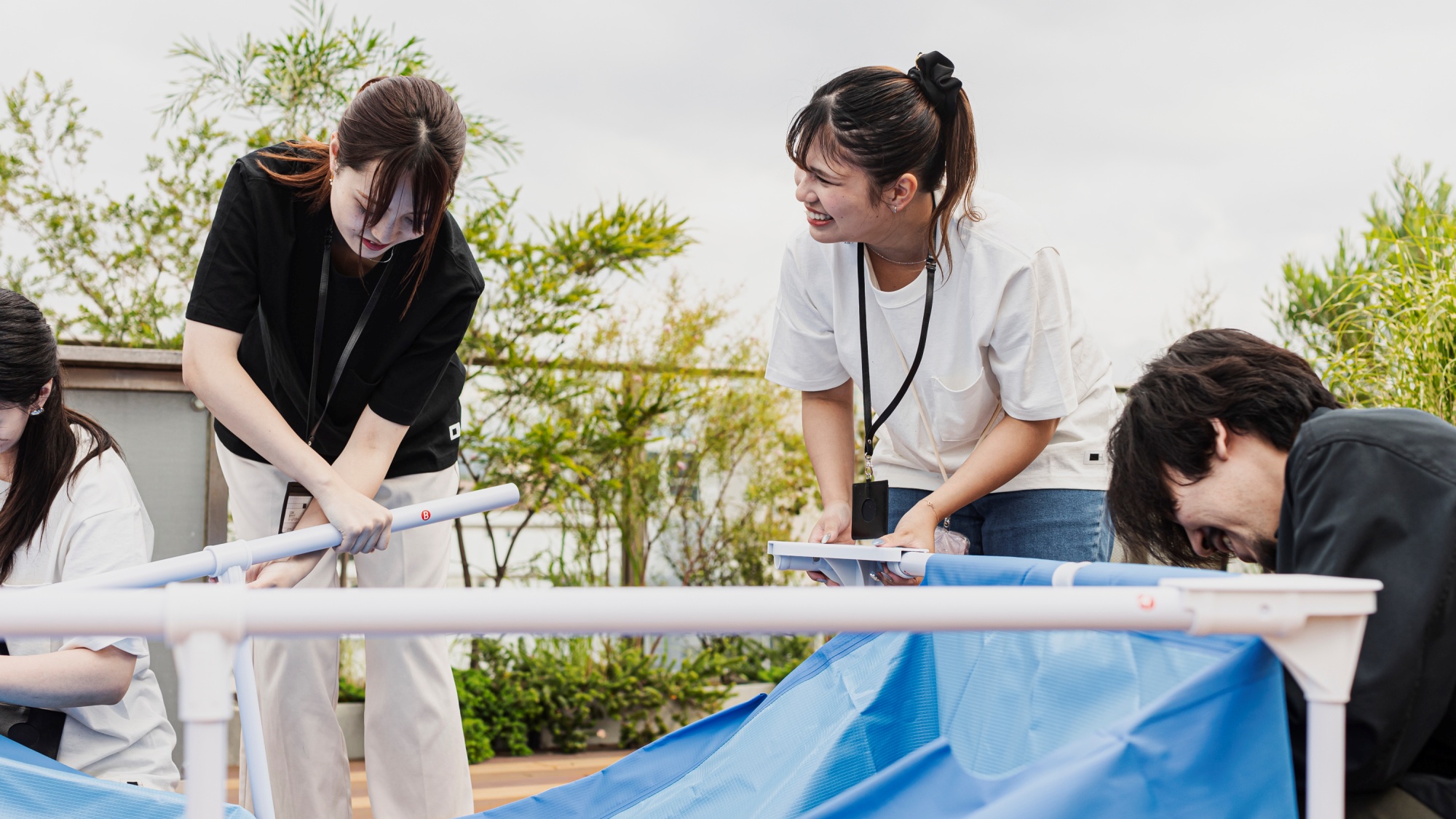 【屋上スペース※夏季限定】童心に返って涼しいひとときを♪暑い夏もみんなでわいわい楽しめます。