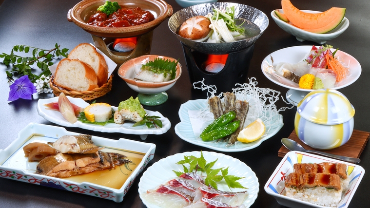 ◆【杏-an-】厳選食材を使った会席料理をお楽しみください♪［1泊2食］