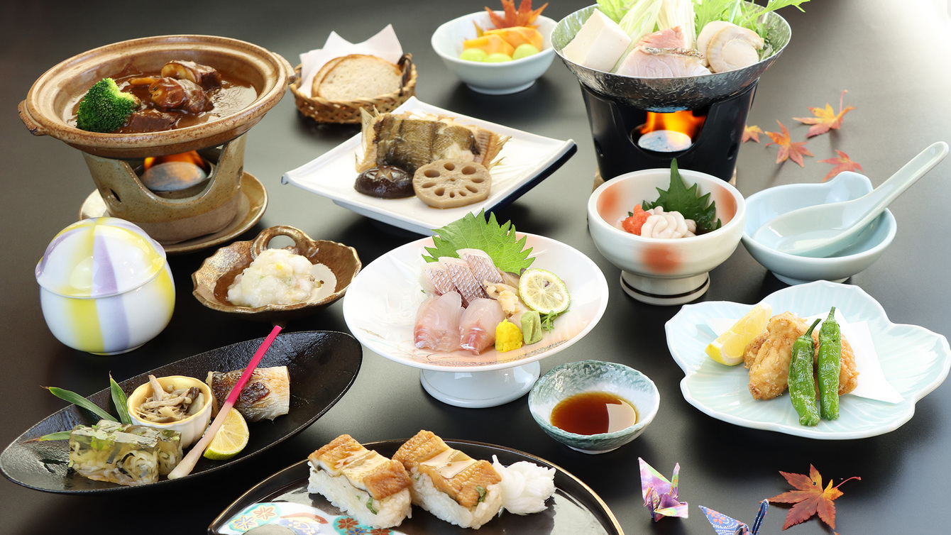 ◆【杏-an-】厳選食材を使った会席料理をお楽しみください♪［1泊2食］