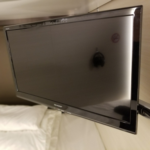 カプセルベッド内TV