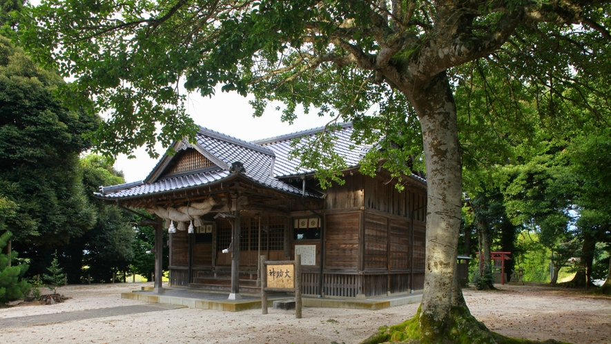 御井神社は安産と水の守護神として有名です。