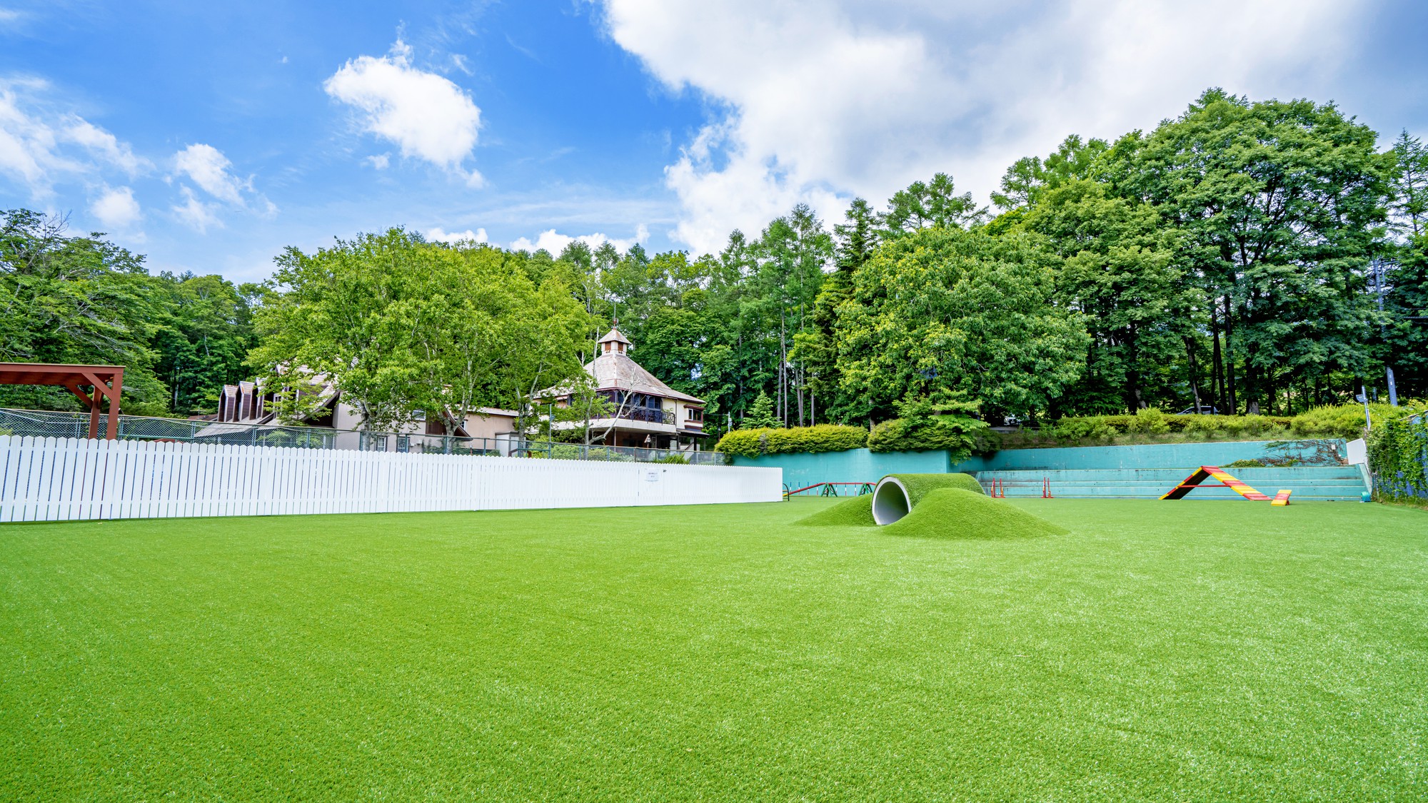 dog park　わんちゃんトンネル