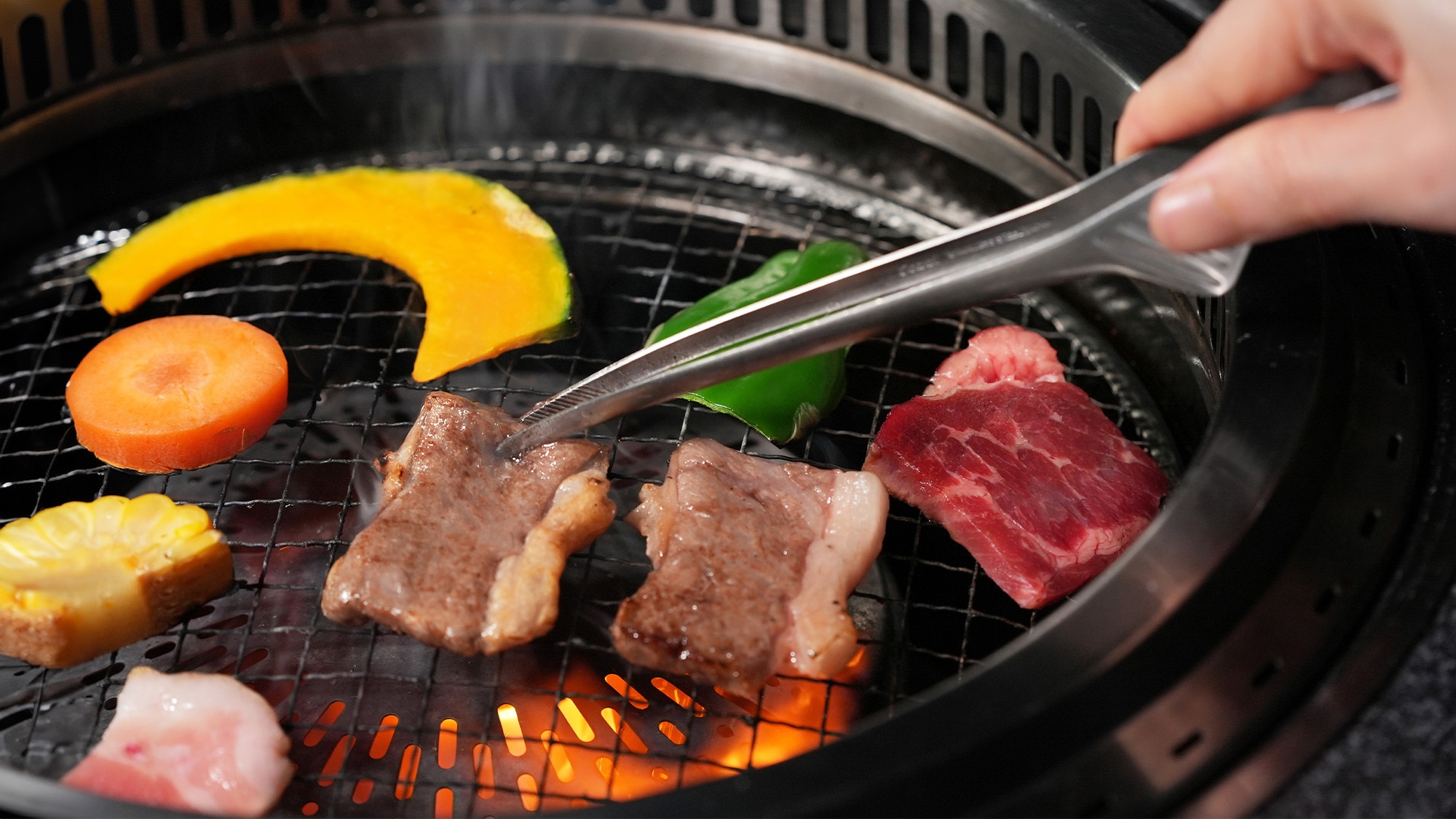 【グリーンシーズン限定】夕食付プラン★夕食は美味しい焼肉のコース付き♪ 