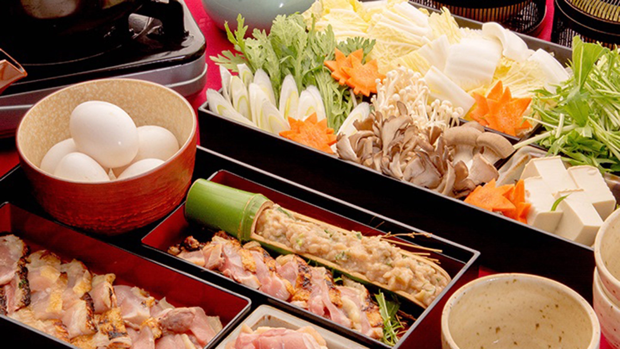 【夕食付】京都の地鶏”上林鶏”を堪能♪上林鶏すき焼きプラン