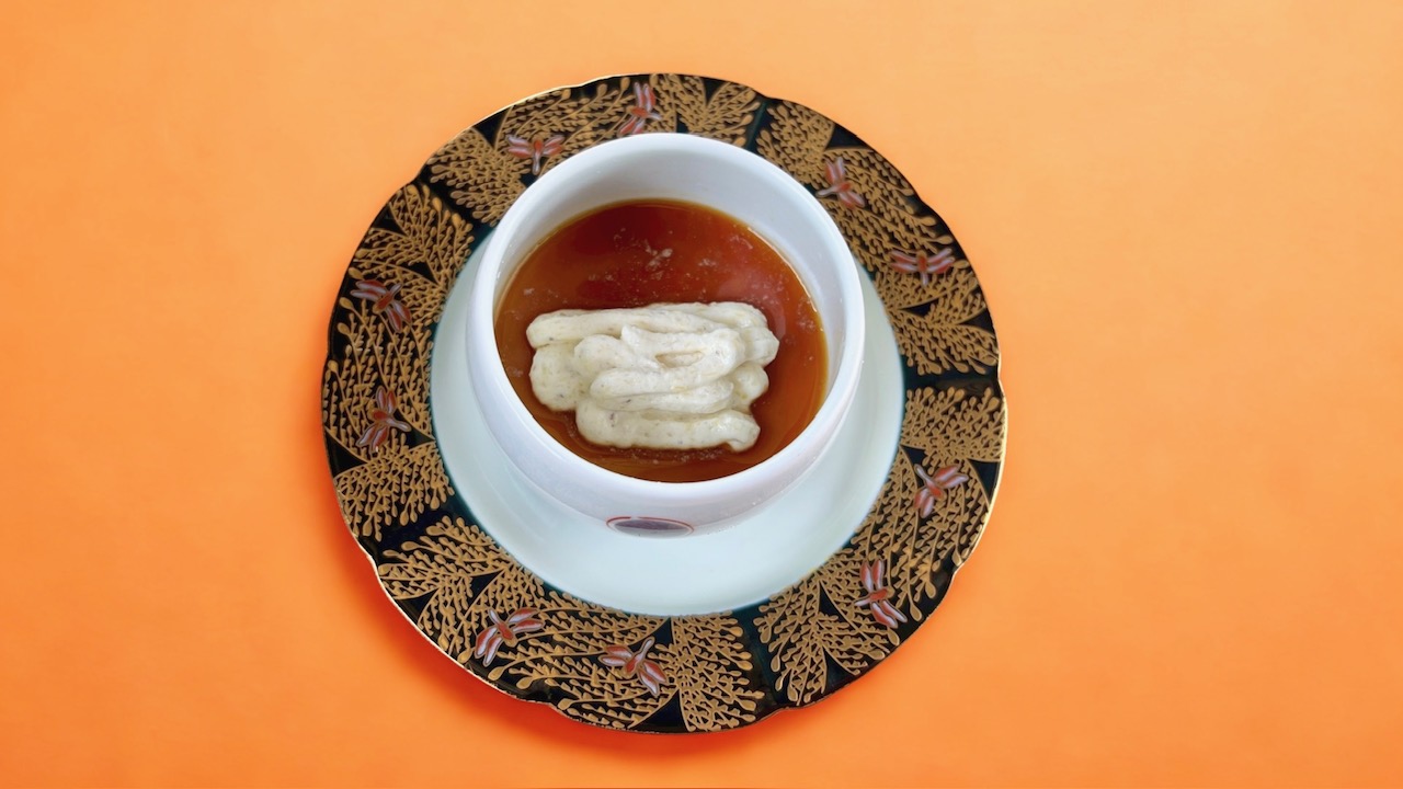 秋会席　栗プリン