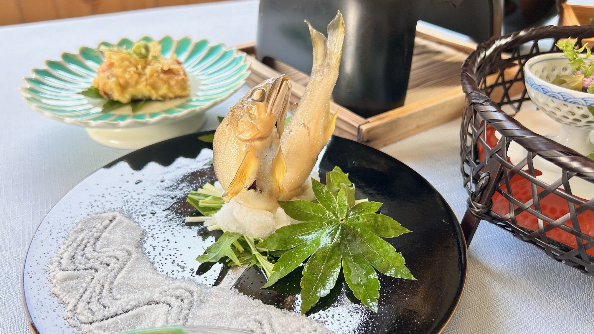 夏会席　一例
