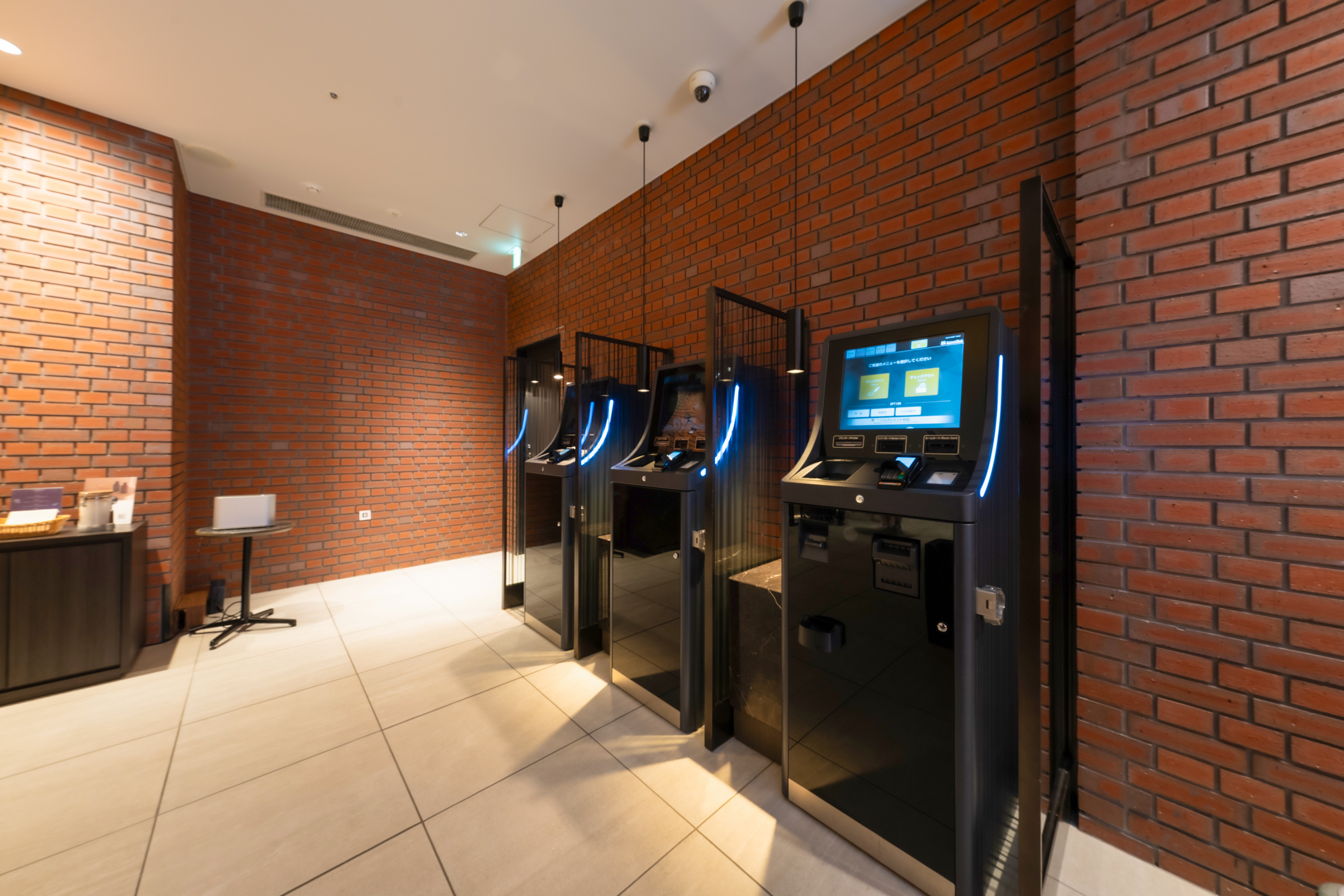 自動精算機でチェックイン・チェックアウトはスムーズに。