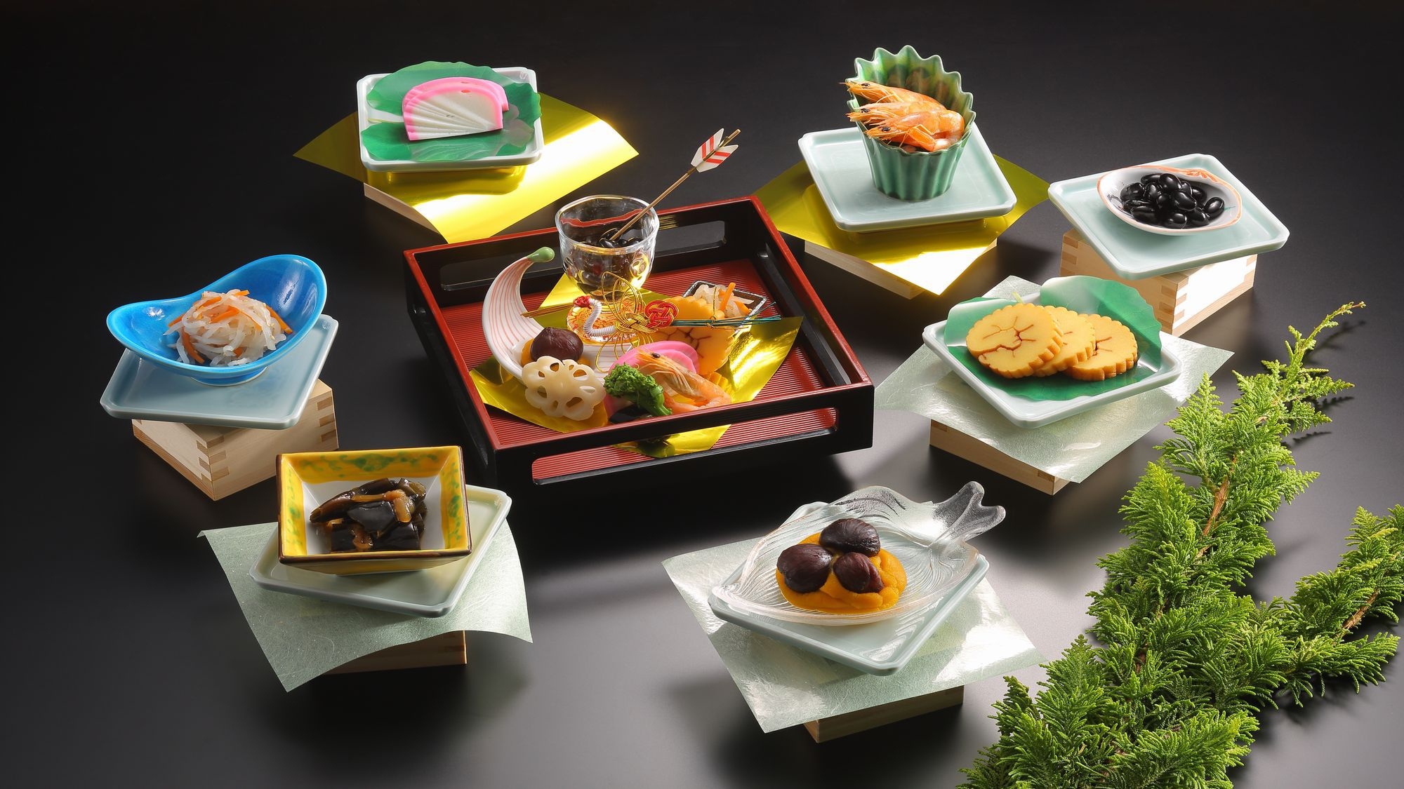 【年末年始のディナーは本格和食】贅を尽くした極上「プレミア御膳」＆朝食は正月限定料理／2食付