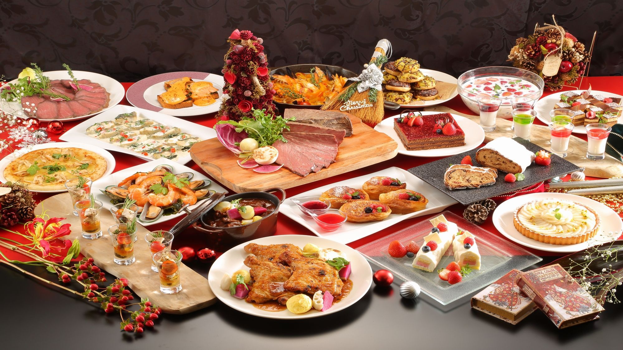 【12/19〜12/25限定】レストランガーデニアの「クリスマスフェア」が楽しめる♪／2食付