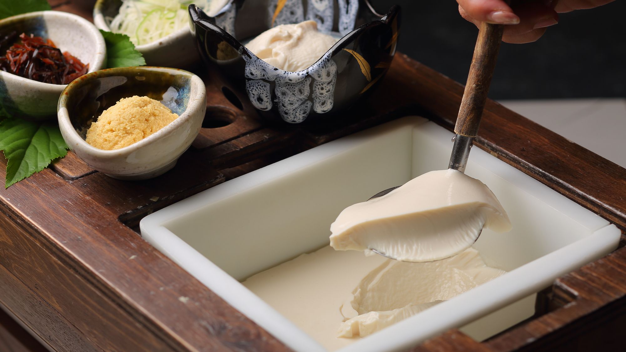 朝食ビュッフェ「自家製豆腐」