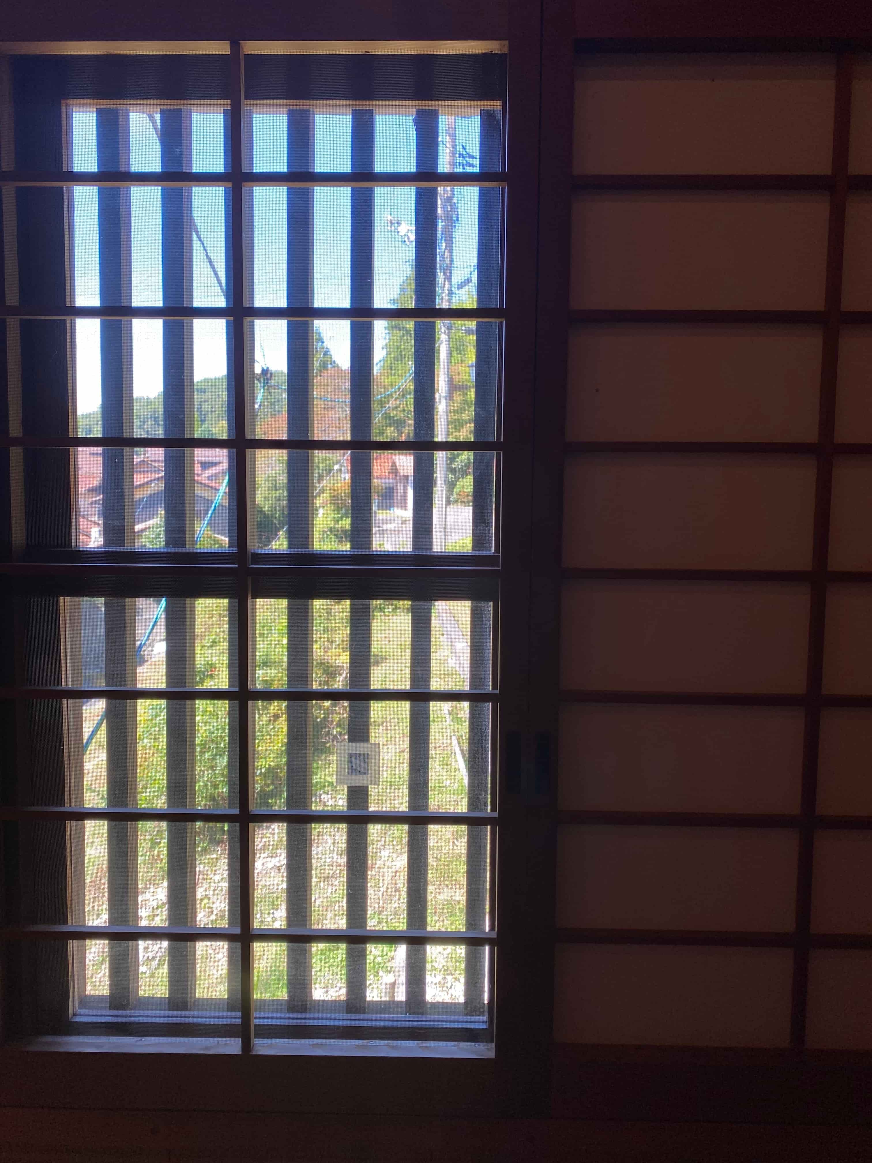 窓の外に広がる自然の景色