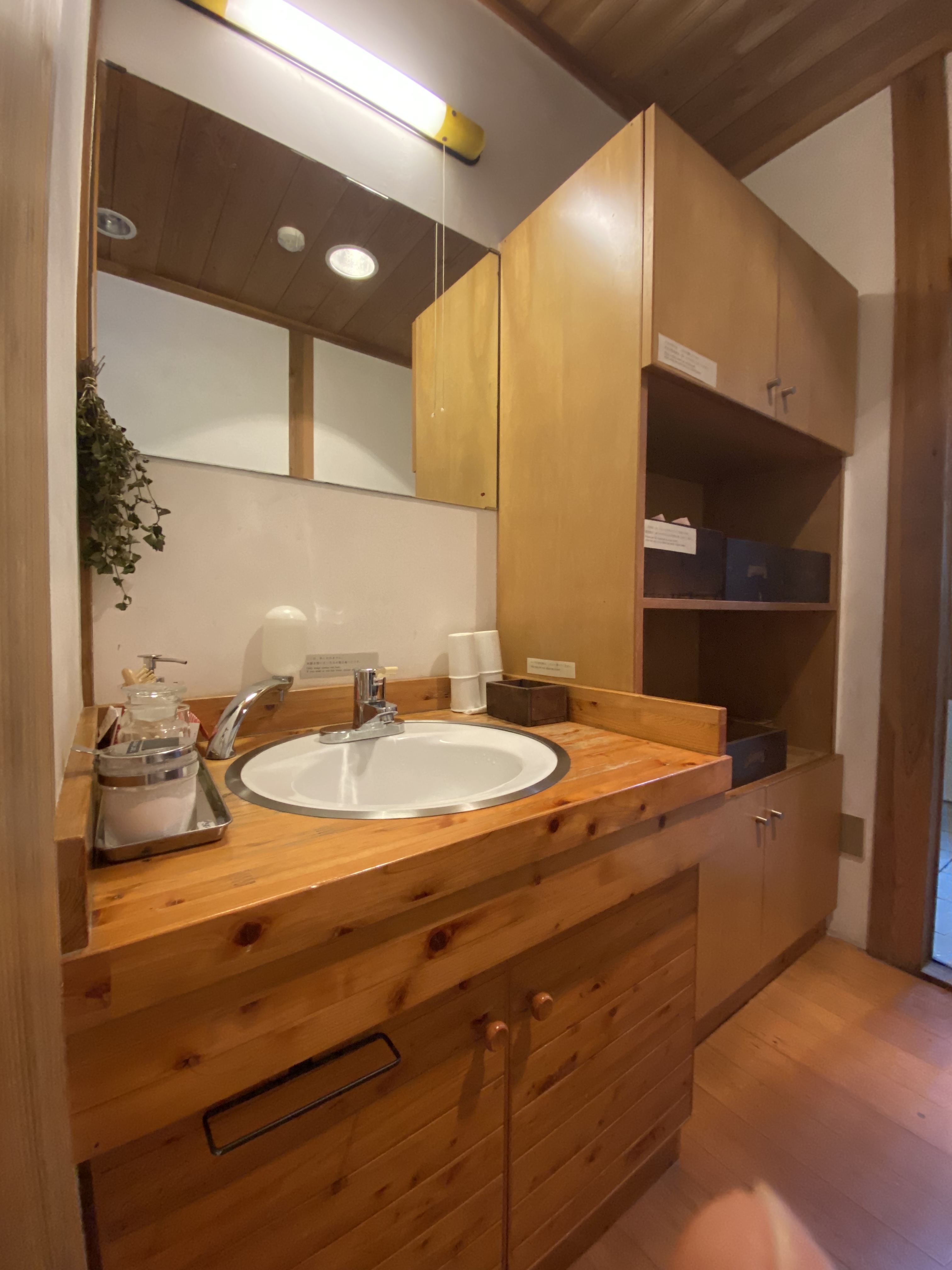 清潔に保たれた洗面スペース