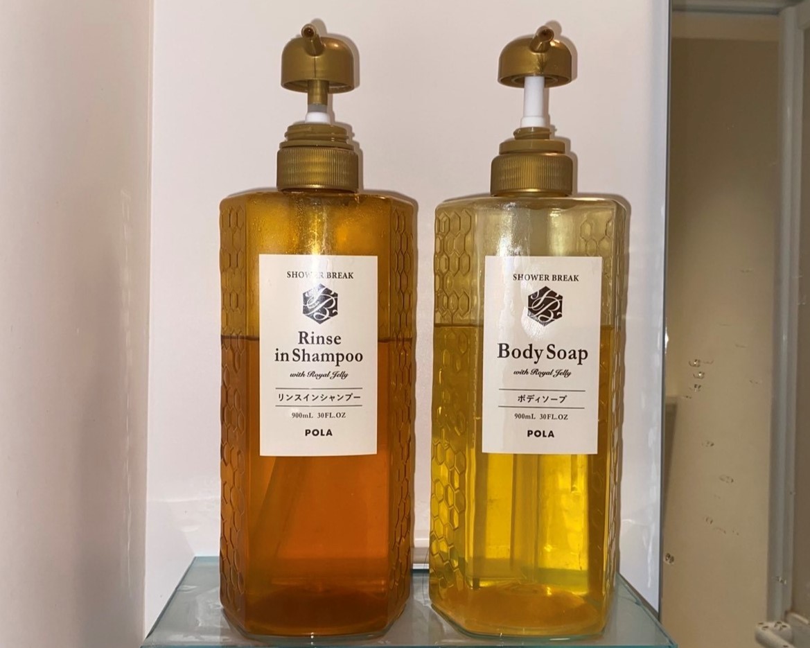 備え付けのシャンプー・ボディソープ