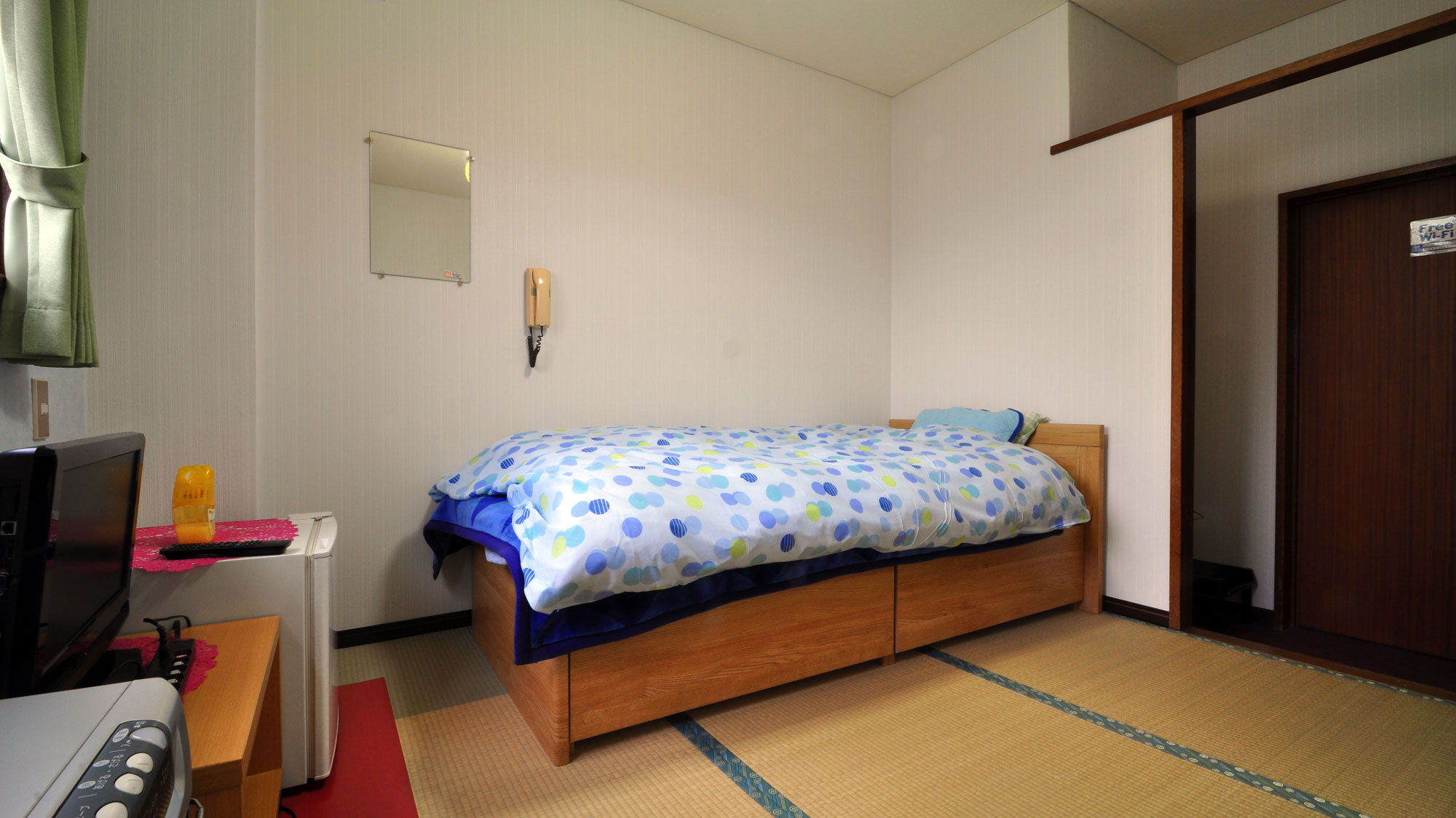 【和室6畳・ベッド付（バス無・トイレ無）】客室一例