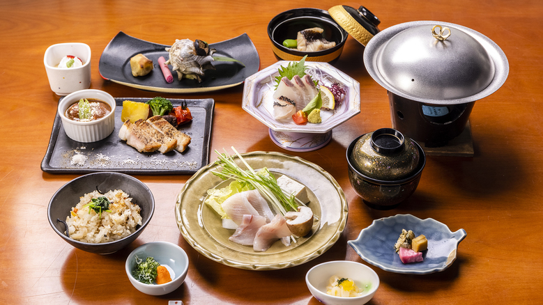 【25％OFF】【楽天スーパーSALE】◆スタンダ—ドばらもん会席◆ 五島豚ステーキ・地魚しゃぶ堪能