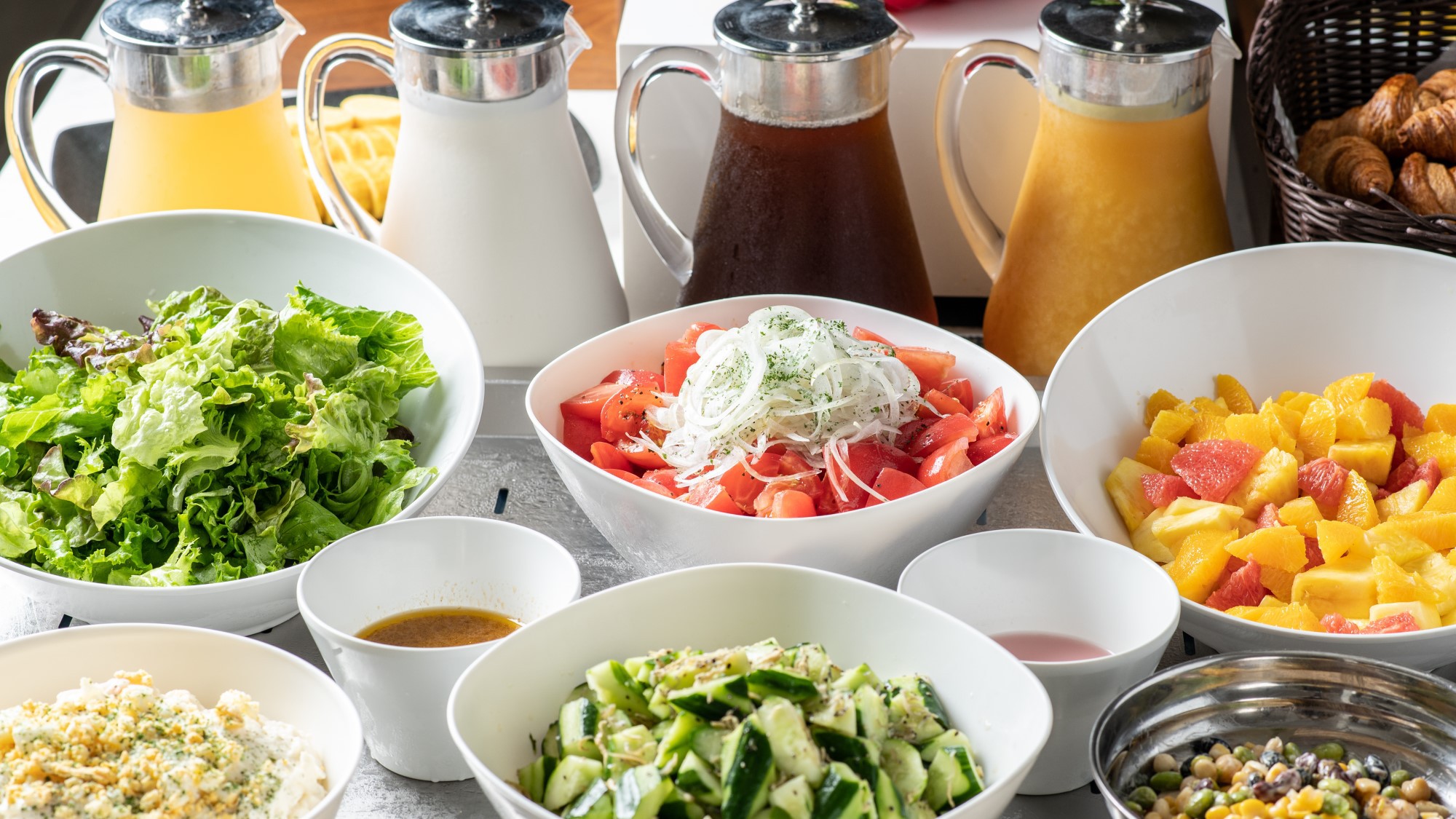 朝食ビュッフェ