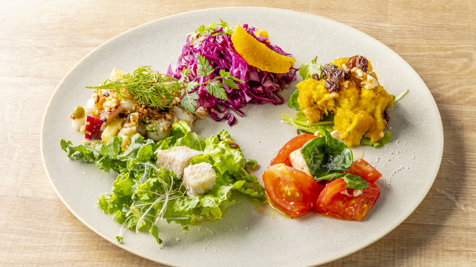 ■ご朝食｜盛り付け一例（サラダ）