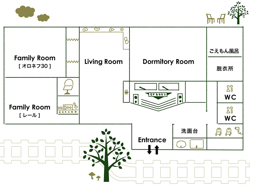 宿泊棟マップ