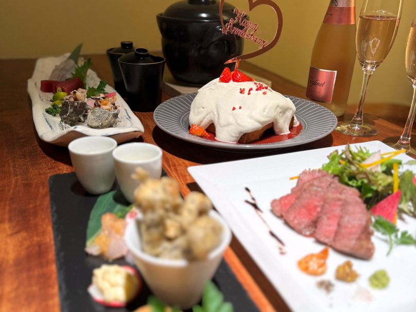 【シェアディナー】コース一例 *